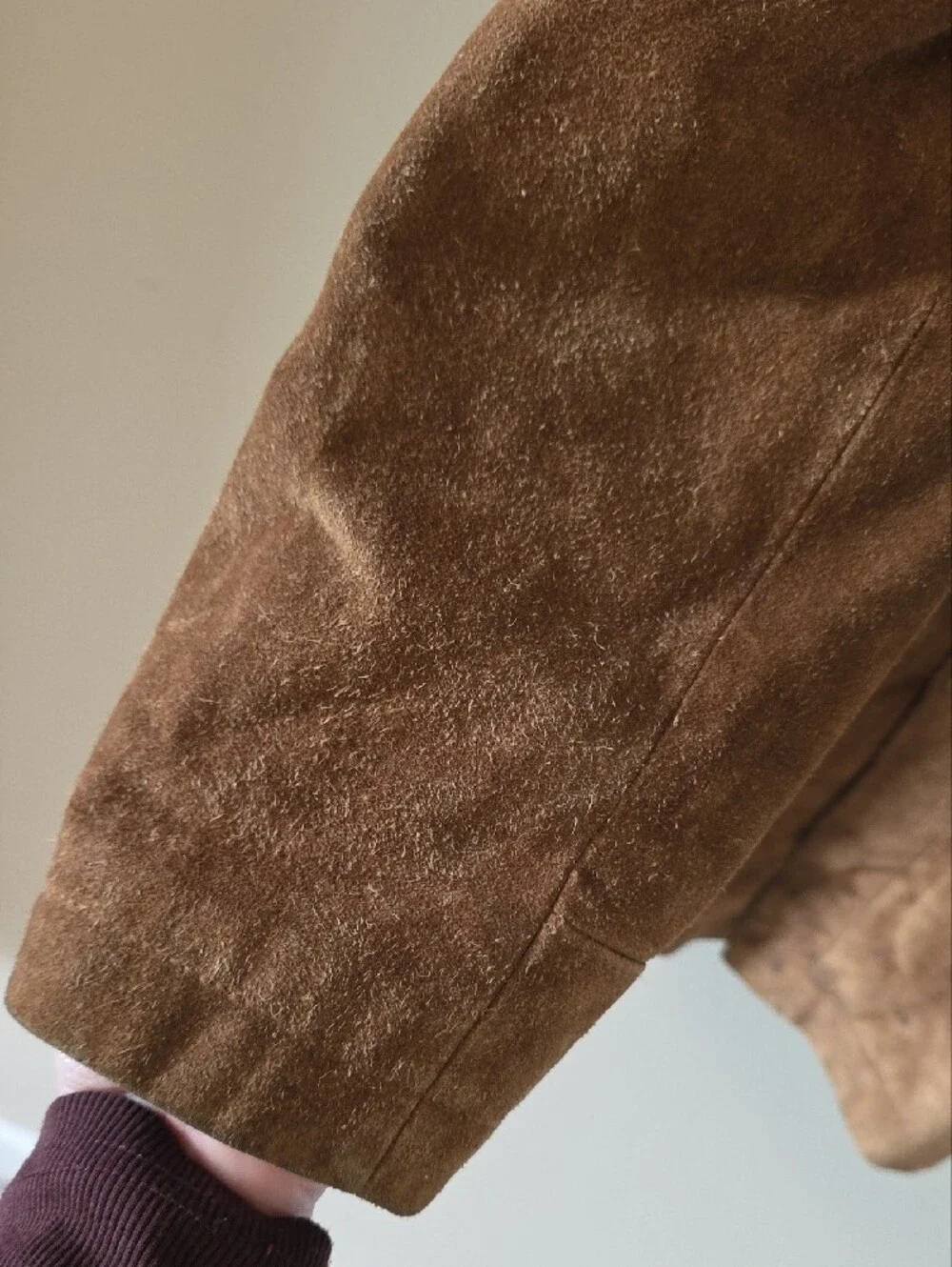 J. Crew Men's Brown Suede Button-Front Jacket